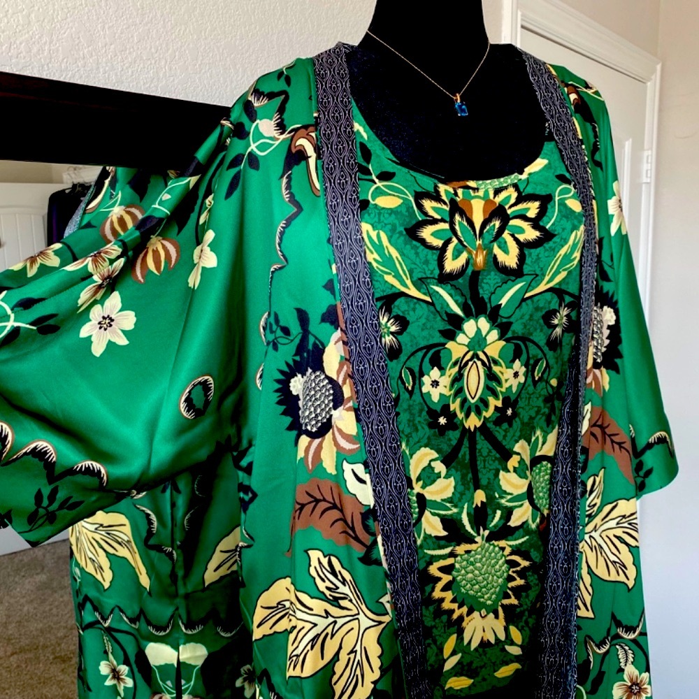 Chico's Duster/Cardigan Set